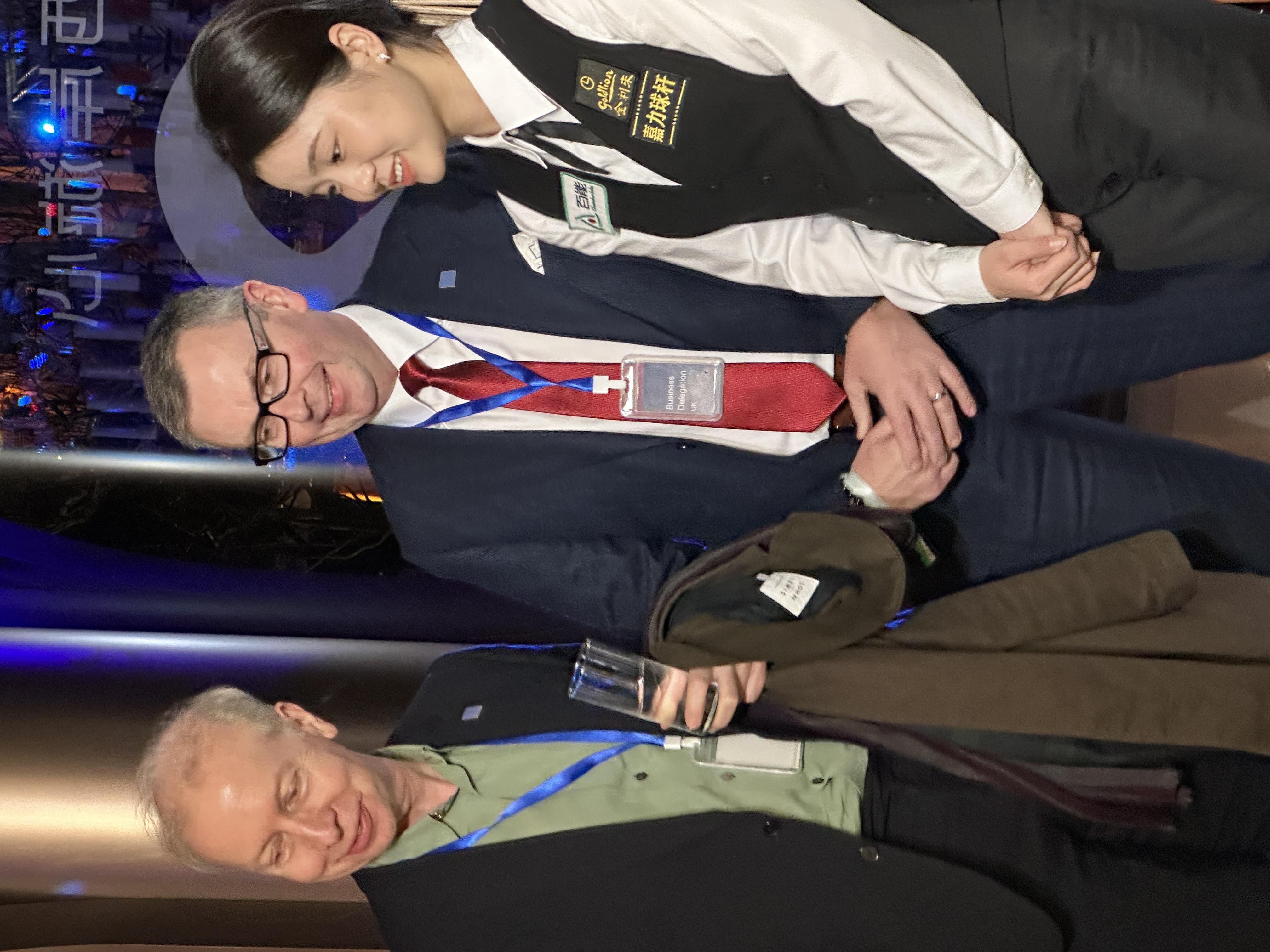 金利來品牌代言人白雨露受邀出席英國政府高級內閣大臣 蒞臨專屬招待會