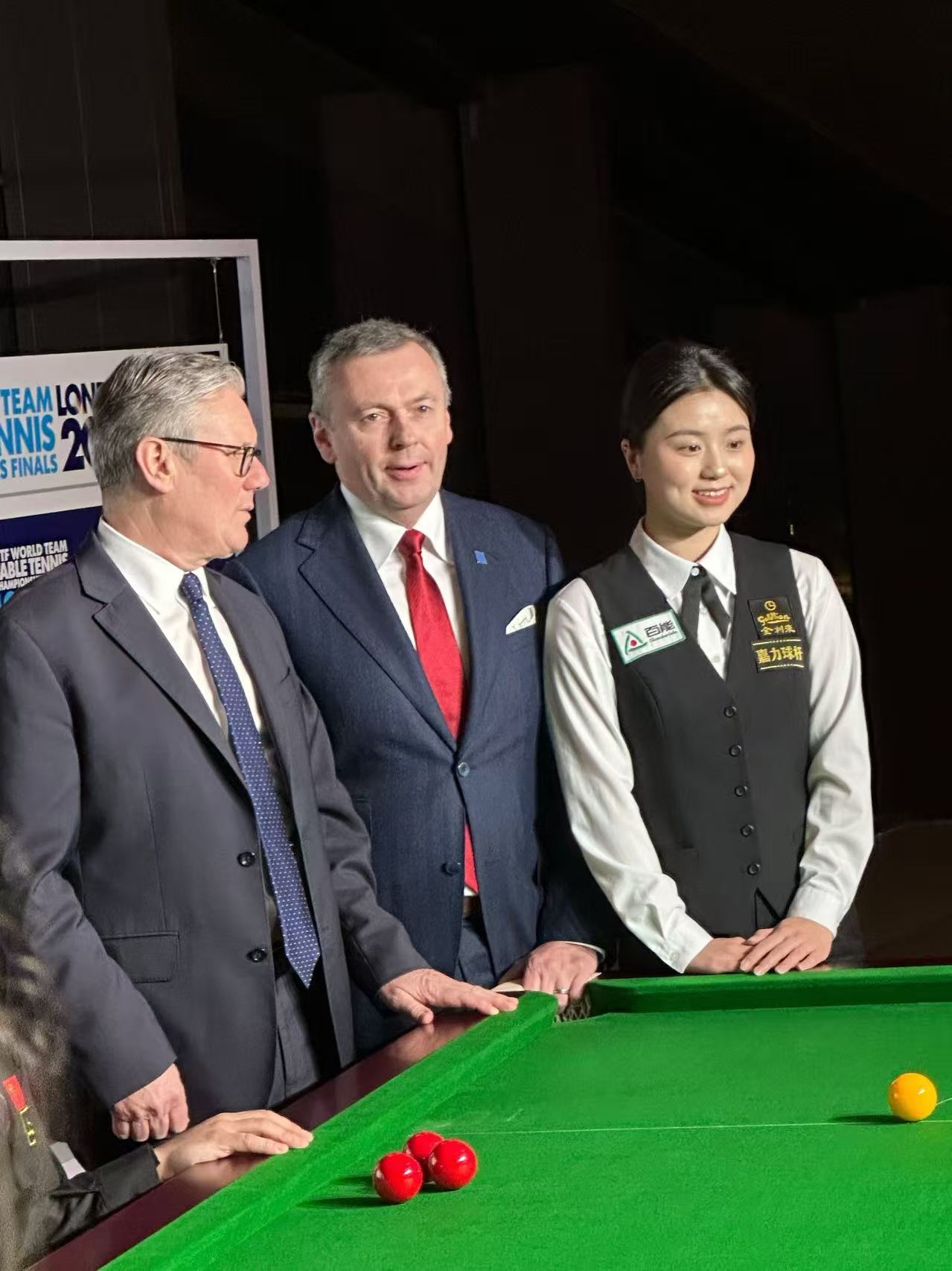 金利來品牌代言人白雨露受邀出席英國政府高級內閣大臣 蒞臨專屬招待會